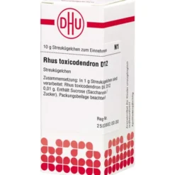 RHUS TOXICODENDRON D 12 Globuli 10 g