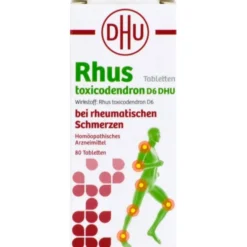 RHUS TOXICODENDRON D 6 Tabl.bei rheumat.Schmerzen 80 St