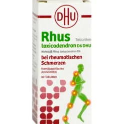 RHUS TOXICODENDRON D 6 Tabl.bei rheumat.Schmerzen 80 St