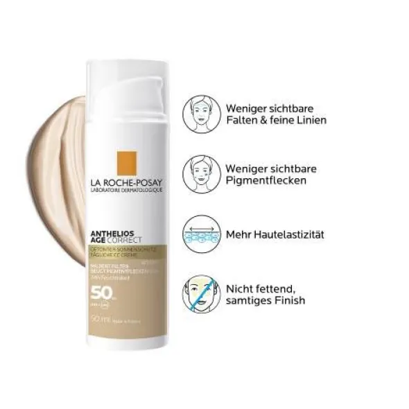 ROCHE-POSAY Anthelios Age Correct getön.Cre.LSF 50 50 ml