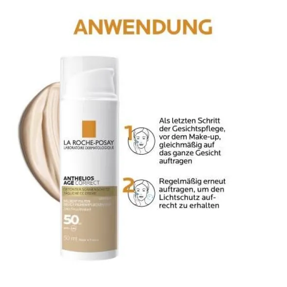 ROCHE-POSAY Anthelios Age Correct getön.Cre.LSF 50 50 ml