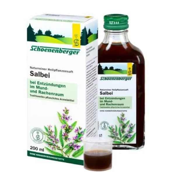 SALBEI SAFT Schoenenberger Heilpflanzensäfte 200 ml