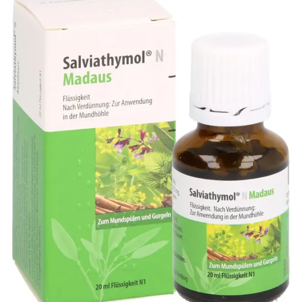 SALVIATHYMOL N Madaus Tropfen 20 ml