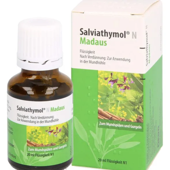SALVIATHYMOL N Madaus Tropfen 20 ml