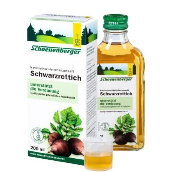 SCHWARZRETTICH Schoenenberger Heilpflanzensäfte 200 ml
