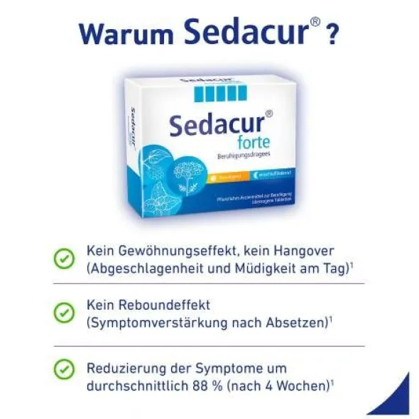 SEDACUR forte Beruhigungsdragees 60 St