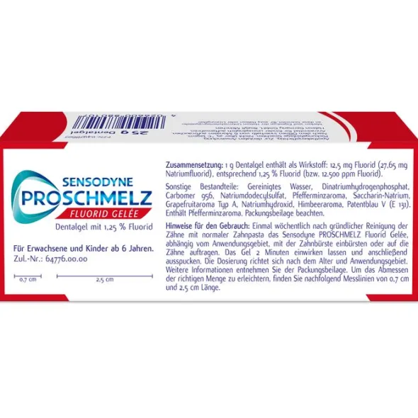 SENSODYNE ProSchmelz Fluorid Gelee 25 g