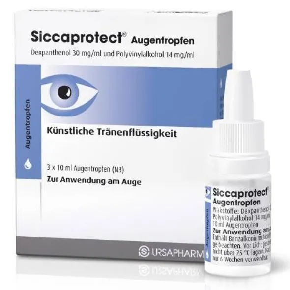SICCAPROTECT Augentropfen 3X10 ml