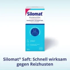 SILOMAT Hustenstiller Pentoxyverin 1,35 mg/ml Saft 100 ml