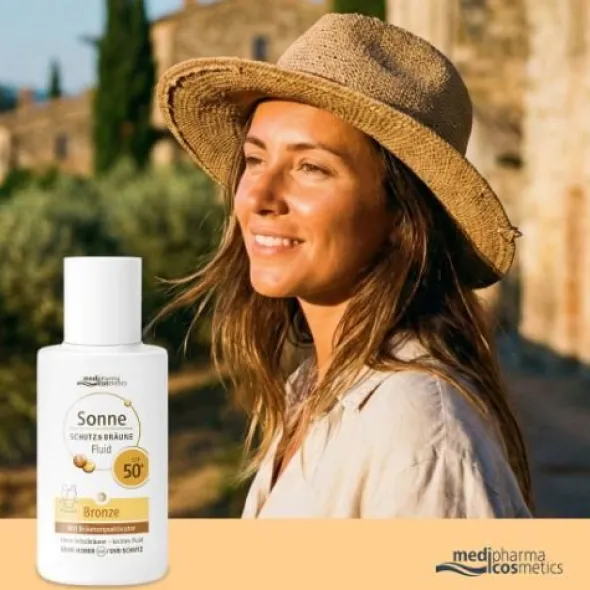 SONNE Schutz & Bräune Fluid bronze LSF 50+ 50 ml