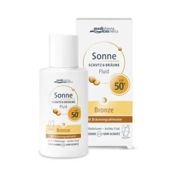 SONNE Schutz & Bräune Fluid bronze LSF 50+ 50 ml