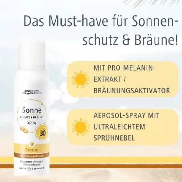 SONNE Schutz & Bräune Spray bronze LSF 30 150 ml