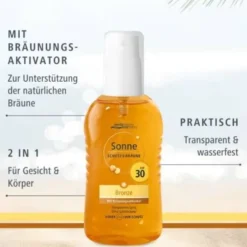 SONNE Schutz & Bräune Spray bronze LSF 30 200 ml
