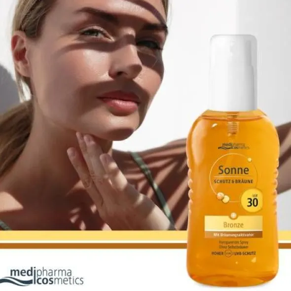SONNE Schutz & Bräune Spray bronze LSF 30 200 ml