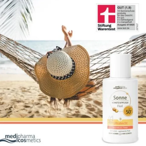 SONNE Schutz & Pflege Fluid ultraleicht LSF 50+ 50 ml