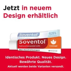 SOVENTOL Hydrocortisonacetat 0,25% Creme 20 g