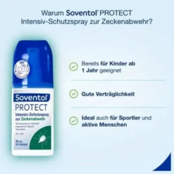 SOVENTOL PROTECT Intensiv-Schutzspray Zeckenabwehr 100 ml