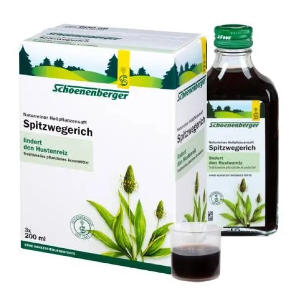SPITZWEGERICHSAFT Schoenenberger 3X200 ml
