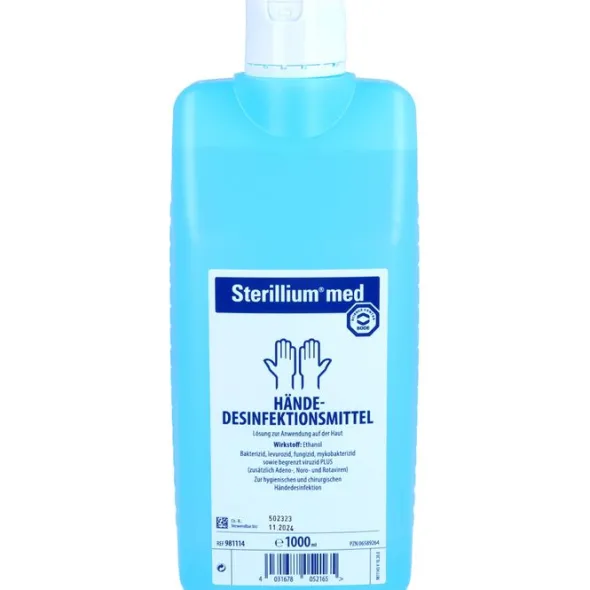 STERILLIUM med Händedesinfektion Lösung 1000 ml