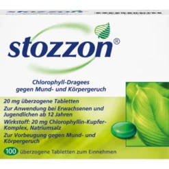 STOZZON Chlorophyll überzogene Tabletten 100 St