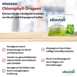 STOZZON Chlorophyll überzogene Tabletten 100 St