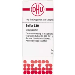 SULFUR C 30 Globuli 10 g