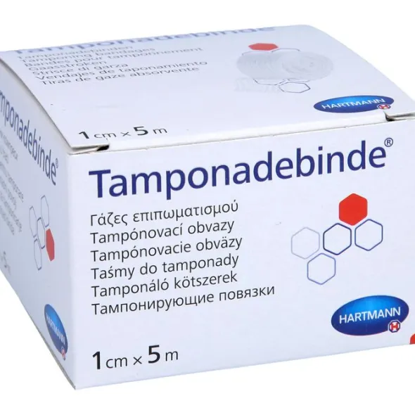 TAMPONADEBINDE 1 cmx5 m steril Hartmann 1 St