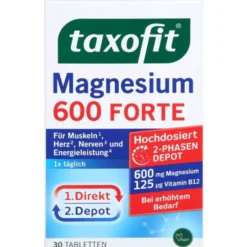 TAXOFIT Magnesium 600 FORTE Depot Tabletten 30 St