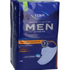 TENA MEN Active Fit Level 3 Inkontinenz Einlagen 16 St