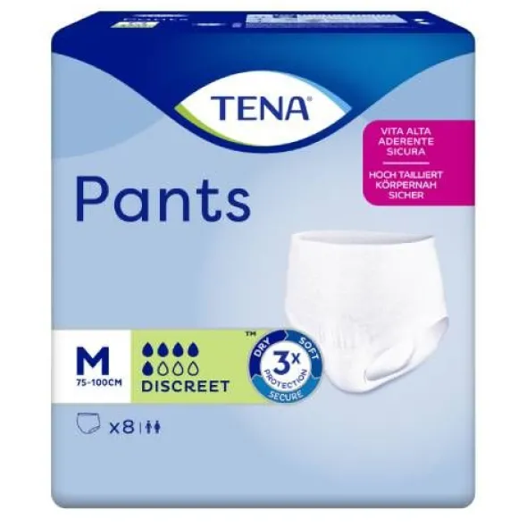 TENA PANTS Discreet M bei Inkontinenz 8 St
