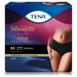 TENA SILHOUETTE normal M noir Inkontinenz Pants 6X10 St