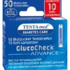 TESTAMED GlucoCheck Advance 50 Teststr.m.10 Lanz. 1 P