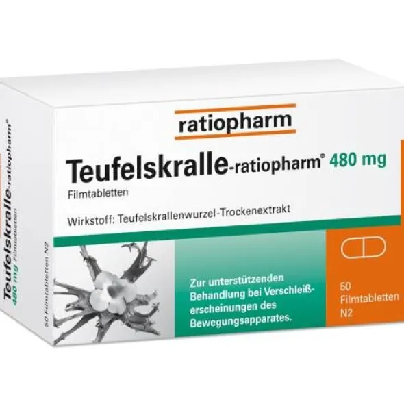 TEUFELSKRALLE-RATIOPHARM Filmtabletten 200 St