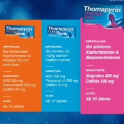 THOMAPYRIN TENSION DUO 400 mg/100 mg Filmtabletten 12 St