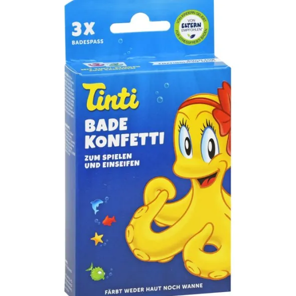 TINTI Badekonfetti 3er Pack DisplaySchale 3X6 g