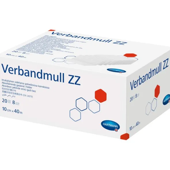 VERBANDMULL Hartmann 40 m zickzack 1 St