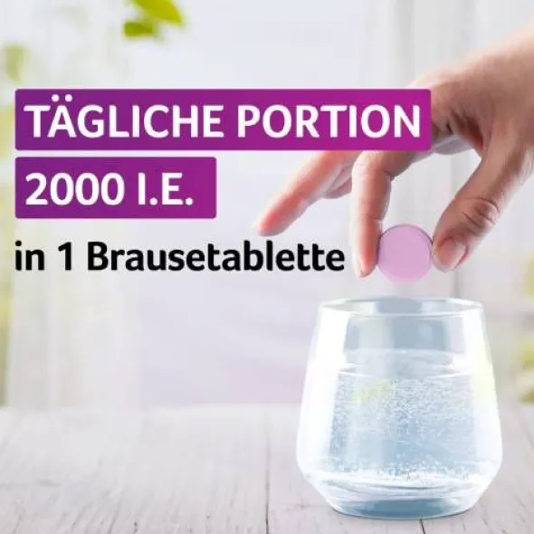 VIGANTOLVIT 2000 I.E. Vitamin D3 Brausetabletten 60 St