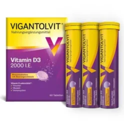 VIGANTOLVIT 2000 I.E. Vitamin D3 Brausetabletten 60 St