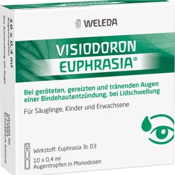 VISIODORON Euphrasia Augentropfen 10X0,4 ml