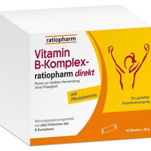 VITAMIN B-KOMPLEX-ratiopharm direkt Pulver 40 St