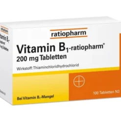 VITAMIN B1-RATIOPHARM 200 mg Tabletten 100 St
