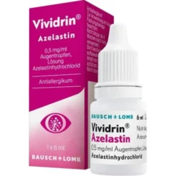 VIVIDRIN Azelastin 0,5 mg/ml Augentropfen 6 ml
