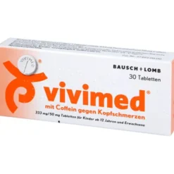 VIVIMED mit Coffein gegen Kopfschmerzen Tabletten 30 St