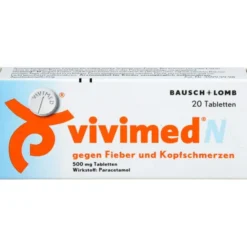 VIVIMED N gegen Fieber und Kopfschmerzen Tabletten 20 St