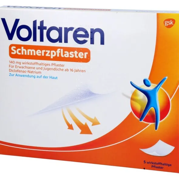 VOLTAREN Schmerzpflaster 140 mg wirkstoffh.Pflast. 5 St