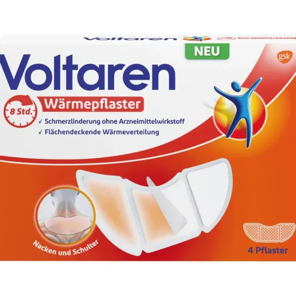 VOLTAREN Wärmepflaster Nacken und Schulter 4 St