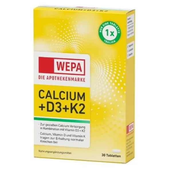 WEPA Calcium+D3+K2 Tabletten 30 St