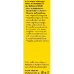WEPA Magnesium Direkt Sticks 20 St
