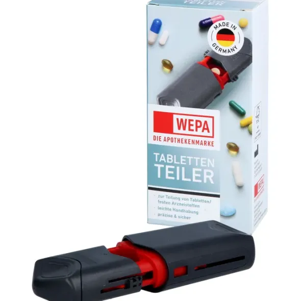 WEPA Tablettenteiler farbig sortiert 1 St