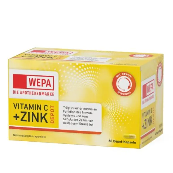 WEPA Vitamin C+Zink Kapseln 60 St